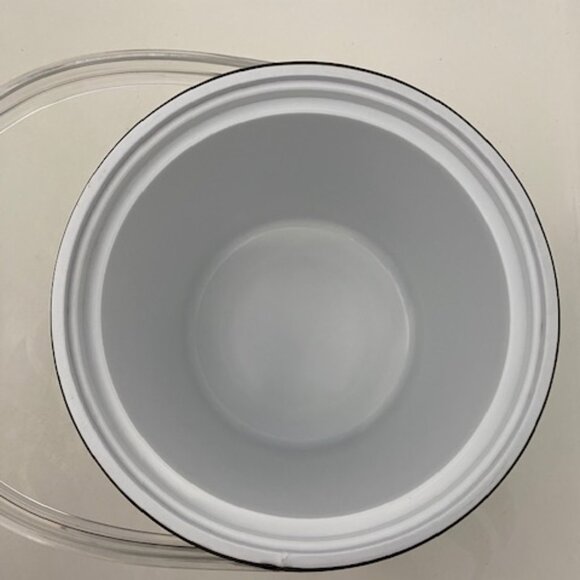 VINTAGE Culver Brushed Silver and Gold Acrylic Barware Ice Bucket - Picture 10 of 14